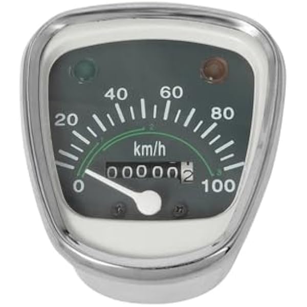 Miernika Motocykla instrumenty 1PC motocykl 100 KM/H Retro prędkościomierz licznik przebiegu wskaźnik świetlny Instrument pasuje do Honda C50 C70 C90