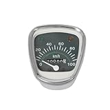 Compteur de vitesse rétro pour moto, 100 KM/H, odomètre, indicateur lumineux, Instrument adapté pour Honda C50 C70 C90, 1 pièce