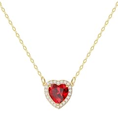 J Gold Heart Necklace