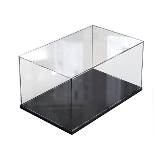 LAKPYN Vitrine aus Acryl Zusammenbauen Arbeitsplatte Klarer Acrylkasten
