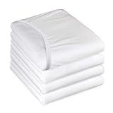 TL Care Health, Fitted Hospital Bed Sheet, Cotton/Poly Jersey Knit Blend, Twin XL for Medical or Hom