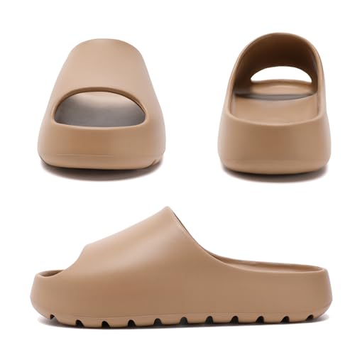 Image of Yueerlu Cloud Slides for Women Men, Recovery Womens Pillow Slides,EVA Anti-Slip shower shoes,Thick Sole Open Toe Garden Shoes,men's sandals,mens slippers for Indoor and Outdoor Size