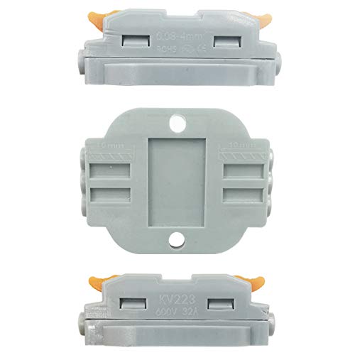 30/50/100PCS Wire Connector 8 pin Docking Fast Wiring Conductors Push-in Terminal Block Electrical Equipment(50 PCS)