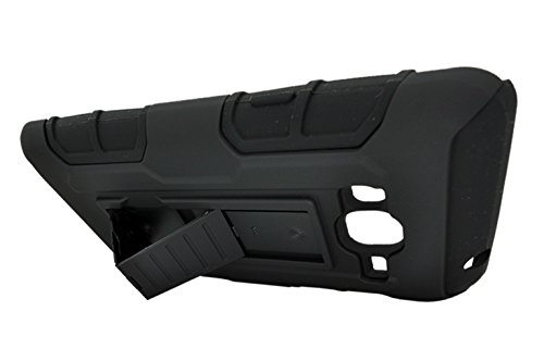 Galaxy J3 Mobile Case, Customerfirst - High Impact Resistant Black Dual Layer Armor Holster With Locking Belt Clip Defender Full Body Protective Hybrid Armor Case For Samsung Galaxy J3 (Robot Black) #TOP4