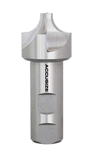 Image of Accusize Industrial Tools Hss Corner Rounding End Mill, 1 /2'' Radius, 1'' Shank Dia, 1-1 /2'' Largest Dia, Oal 4-1 /8'', 1011-1201 | H.S.S. Corner Rounding End Mill, 1 inch Shank, 1-1 /2 inch Largest Dia, Overall Length 4-1 /8 inch