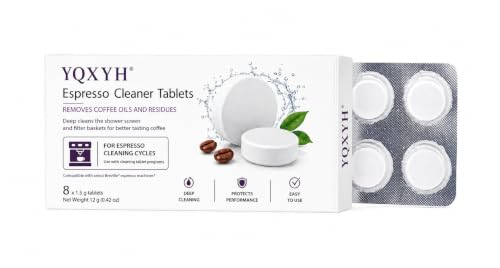 YQXYH Espresso Cleaning Tablet, 8 Tablets