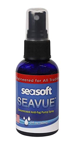 SeaSoft SeaVue Concentrated Anti-Fog Pump Spray for Scuba Masks and Swim Goggles - 2 fl oz.