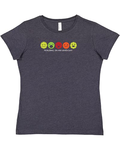 Pickleball Emotions Ladies Vintage T-Shirt
