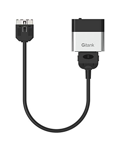 Gitank Bluetooth Adapter with iPod Cable for Range Rover, Land Rover, Jaguar Wireless Audio Interface Car Kit for 30 Pin iPod Music Interface(1000LR)