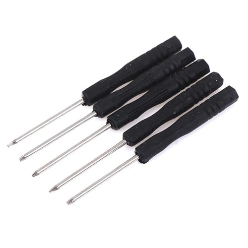 Juego de destornilladores Torx de precisión de 5 piezas - T2/T3/T4/T5/T6 for desmontaje de teléfonos móviles