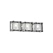 PLC Lighting 18143 PC 3 Light Vanity, Corteo Collection, Polished Chrome Finish