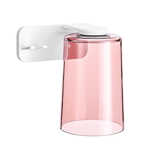 Vasos de Baño - Soporte Magnético Adhesivo para Cepillos De Dientes - Vaso De Enjuague Bucal Magnético Y Soporte De Pared - para Ducha Baño Apartamento Residencia Oficina Hotel