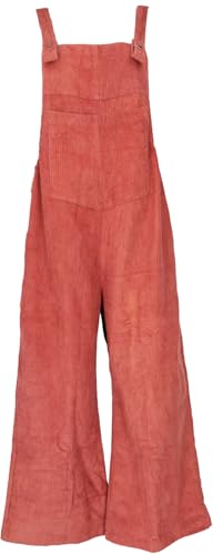 Salopette oversize femme coton pantalon long vêtement alternatif