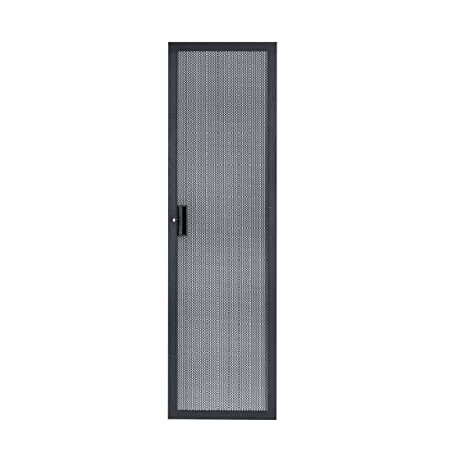 Lowell LRD-35FV Fully Vented Steel Rear Door for 23 Inches Wide and 35U Rack; 19.88 Inches Wide x 0.69 Inches Deep; Integral Recessed Handle; Key Lock (Different Than Front Door Lock)