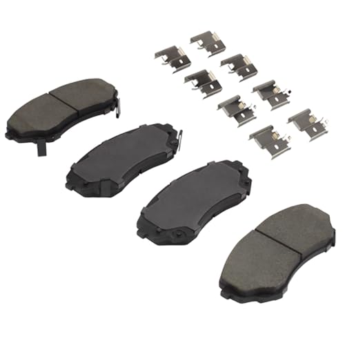 Image of QUALITY-BUILT Front Semi-Metallic Brake Pads, Premium 1001-1331M, Compatible with 2008-2014 Cadillac CTS
