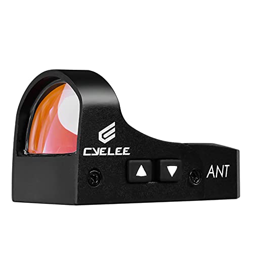Cyelee Red Dot Sight for Pistol, 6 MOA Micro Reflex Sight Fit 1.9IN Vortex Venom/Burris Fast 3 Mount Plate, with Picatinny Mount- ANT