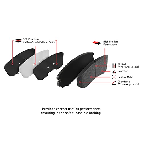Image of DFC Front and Rear Brake Kit Fits 2010-2015 Chevrolet Camaro | GEOSPEC Brake Rotors| Ultimate Duty Performance Brake Pads and Rotors Kit| 14.0 inch Front & 14.4 inch Rear