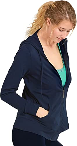 Image of Women's Zipper Sweatshirt Hoodies with Pocket Winter Collection Comfort Soild Hoodie for Women