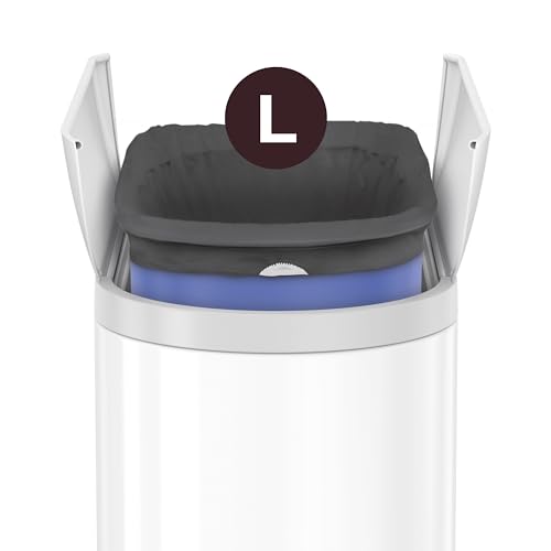 Image of simplehuman Code L 40 Count, Genuine Custom Fit Liners, Drawstring Trash Bags in Dispenser Packs, 18 Liter / 4.7 Gallon