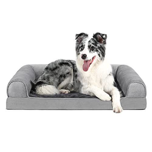 Kigmmro Dog Bed For Large Dogs, Orthopedic Dog Bed With Nonskid Bottom，Bolster Couch Pet Beds With Washable & Removable Cover, Comfortable And Soft Dog Sofa Bed For Medium Large Dogs #TOP4
