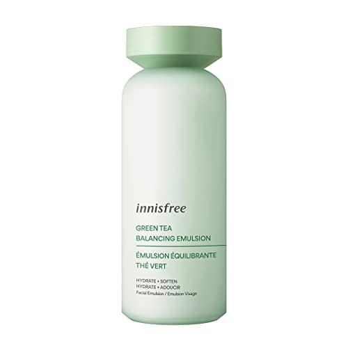 innisfree Green Tea Balancing Emulsion: Hydrate, Soothe, Non-Greasy, Lightweight Moisturizer