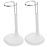 Tragbares zuhause: geeignet für den heim- und ladengebrauch, weiße puppenhalterung.