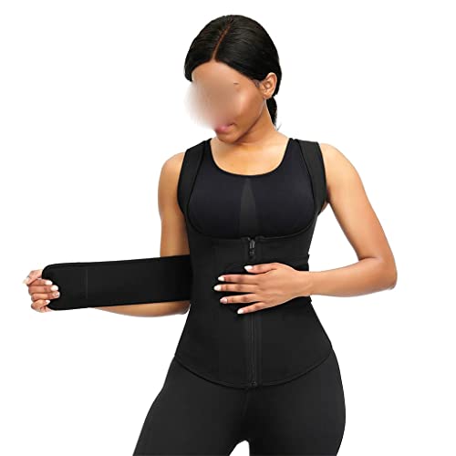 Chaleco de entrenamiento para pérdida de peso con cinturón de compresión mujer 7