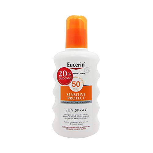 Eucerin Sun Spray SPF 50+ 200 ml pour le sport en plein air
