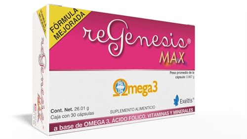 Vitaminas, DVD Regenesis Max Suplemento Alimenticio a base de Omega 3 (30 Cápsulas)