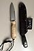MIGUEL NIETO Nieto - 1080-A. Cuchillo BUSHCRAFT TERRANO BÖHLER. Mango de Abedul. Funda de Cuero. Herramienta para Caza, Pesca, Camping, Outdoor, Supervivencia