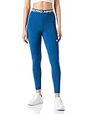 Longitud 7/8 NIKE Pro 365 Leggings 7/8 con Cintura Alta, Azul y Blanco, XL para Mujer