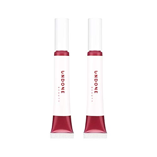 Moisturizing Sheer Balm Lip Tint with Exfoliating Tip for Gentle Dry Skin Removal – UNDONE BEAUTY Lip Life Value 2 pack. Natural Shea, Jojoba & Rose Hip. Lip Smoothing. Non-Sticky Gloss. MAYBE BARE