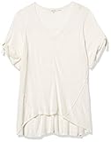 Calvin Klein Women's Plus-Size V-Neck Slub Sweater