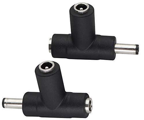 Adaptador conector DC 5.5x2.1mm ángulo 90°, pack 4 miniatura 6