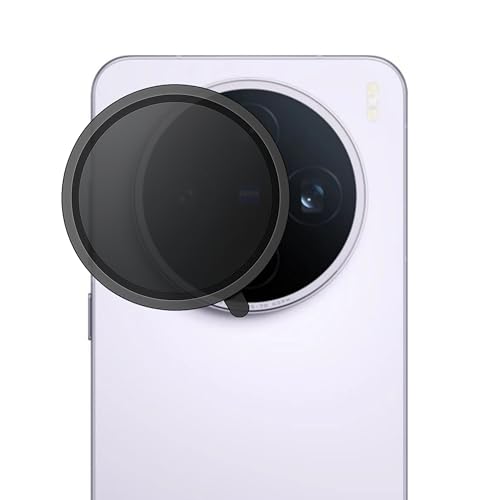 Image of Metal Ring Camera Lens Protector compatible with Vivo x200t - Scratch-Resistant /3D Anti Shock /Anti-Scratch /Camera Tempered Glass (Black color) (PACK OF 1)