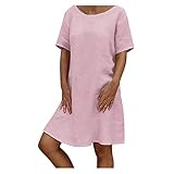 Eoailr Women's Casual Dresses Floral Dress Christmas Dresses for Women Plus Size Womens Dresses Princess Dresses for Girls Women's Wedding Guest Dresses Pink