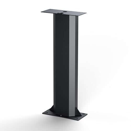 NOTASA EV Charger Pedestal, Outdoor EV Charger Stand, Pedestal for Charging Station, Applicable to All Charging Case Styles, Floor Mounted, All Weather, Electric Vehicle Pile, Stainless Steel, Black by NOTASA - Used condition - US$55.35