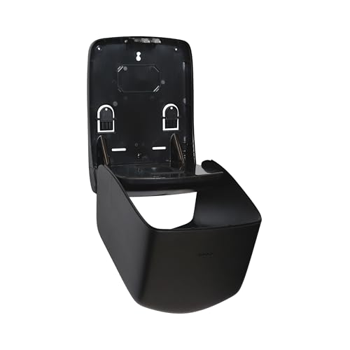 Distributeur de serviettes centerpull noir San Jamar avec fenêtre - 6