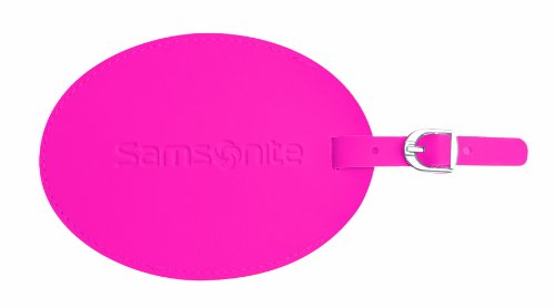 Samsonite Large Vinyl Id Tag, Raspberry, One Size