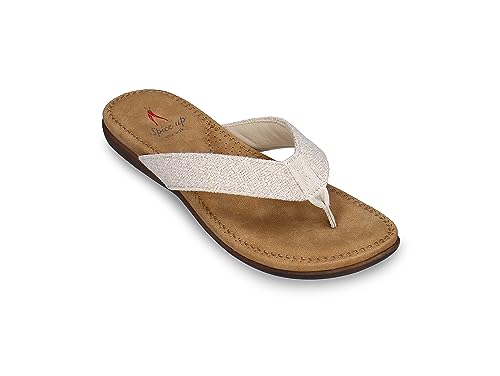 Sandale Plate SPICE UP Femme Carrare 11005 Bege en Taille 36 EU