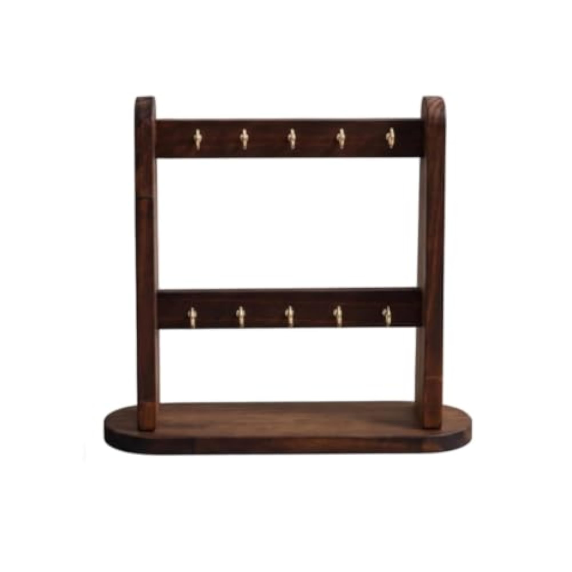 Two-Tier Jewelry Display Stand for Vanity, Multifunctional