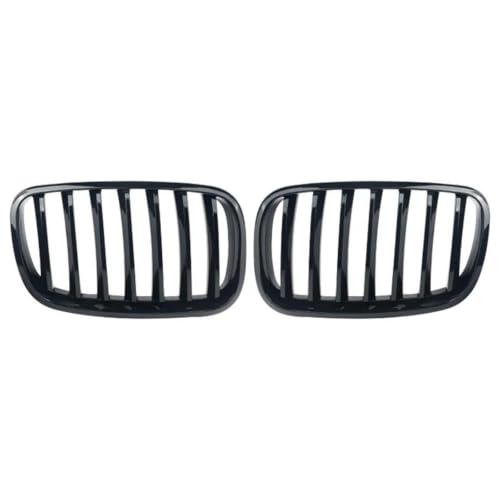 Calandre avant pour BMW X5 X6 E70 E71 noir brillant 2007-2013