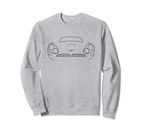 Jensen CV8 1960 Voiture classique britannique avec contour noir Sweatshirt