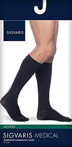 Image of SIGVARIS Men's ACCESS 920 Closed-Toe Knee-High Medical Compression 15-20mmHg