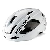ROCKBROS Fahrradhelm Damen Herren, Rennradhelm mit 3D Grid Aufprallschutz, Leichter Carbon...