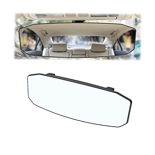 CGEAMDY Weitwinkel Rückspiegel Clip auf Auto Spiegel, Blendfreier...