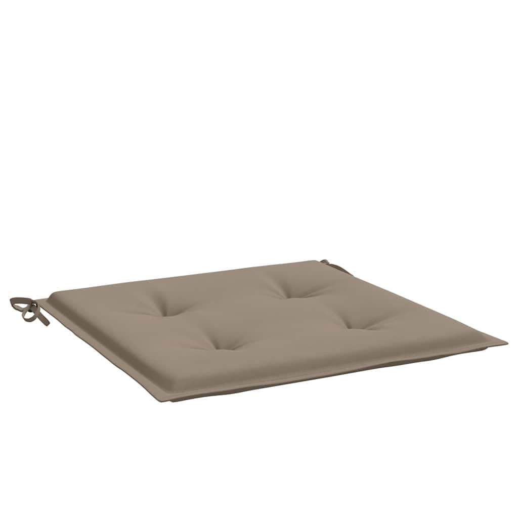 Coussin de chaise de jardin taupe imperméable fini les assises glissantes sur vos fauteuils