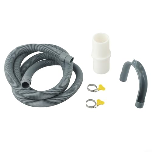 Kit de tubo de extensión de drenaje de residuos para lavadora y lavavajillas diseñado para extender las líneas de drenaje existentes sin riesgo de fugas (2 m)