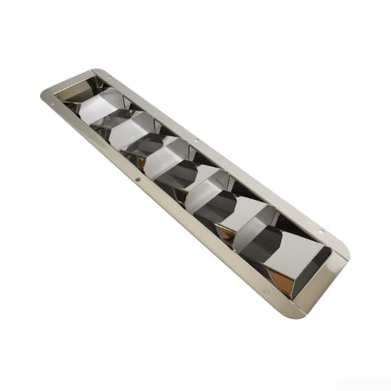 Grille d'aération pour camping-car et maison en acier inoxydable lot de 6