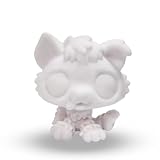 HAEUBDYAE Custom White Blank Bases,DIY Pet Toy Action Figures #468#339#2433 034 Kitten,Blank Bases for MInilpsshop Dog Accessories,Ages 4-15